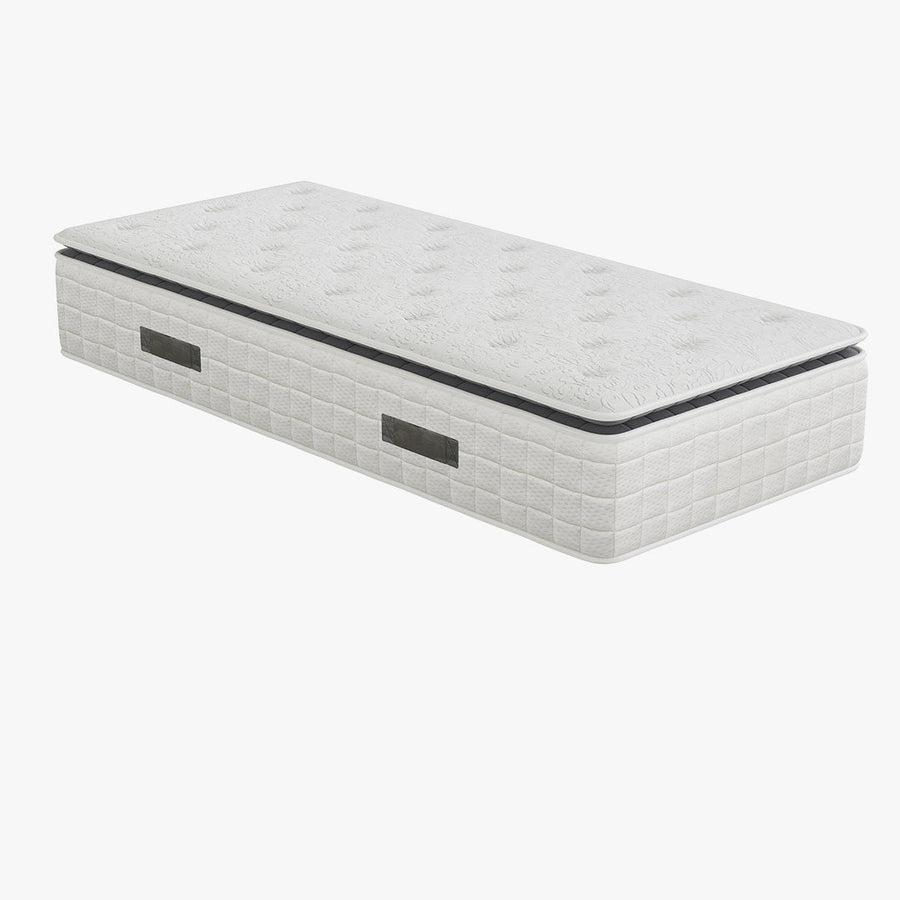 CACHEMIRE Matelas ressorts ensachés 90x190 cm épaisseur 28 cm