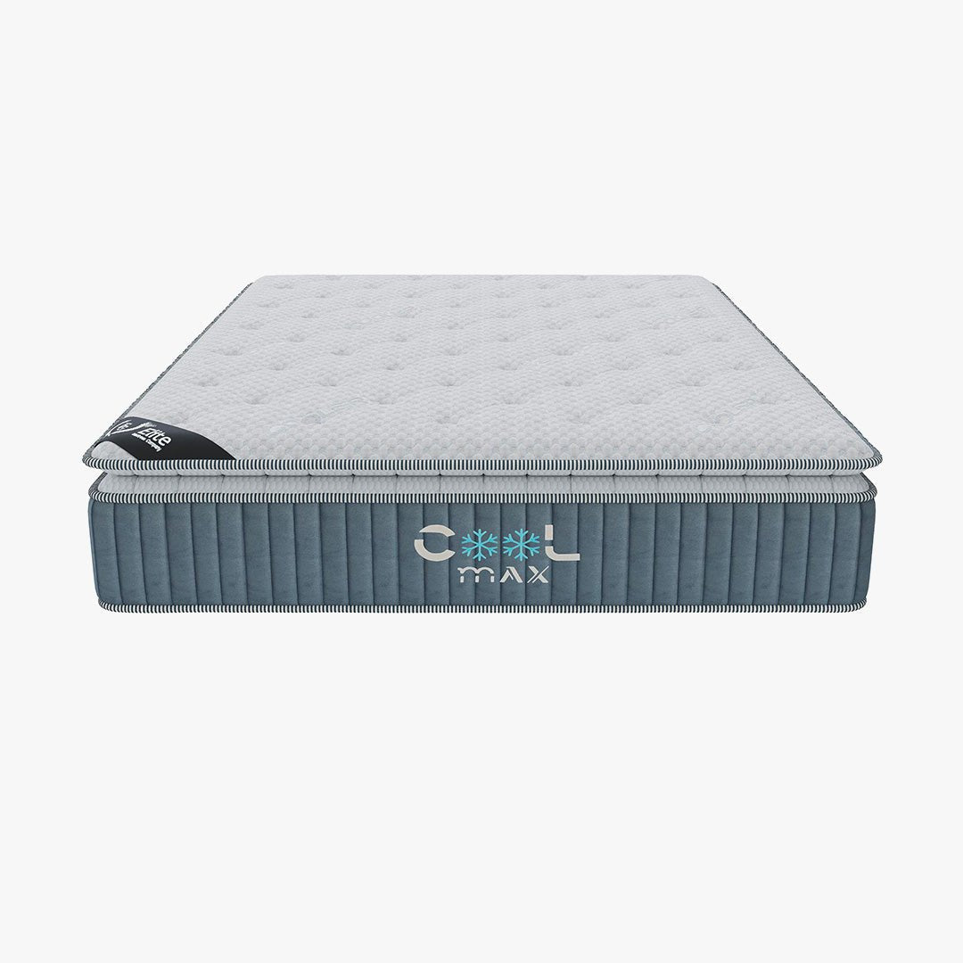 COOL MAX Matelas mémoire de forme et ressorts ensachés 180x200 cm épaisseur 31 cm