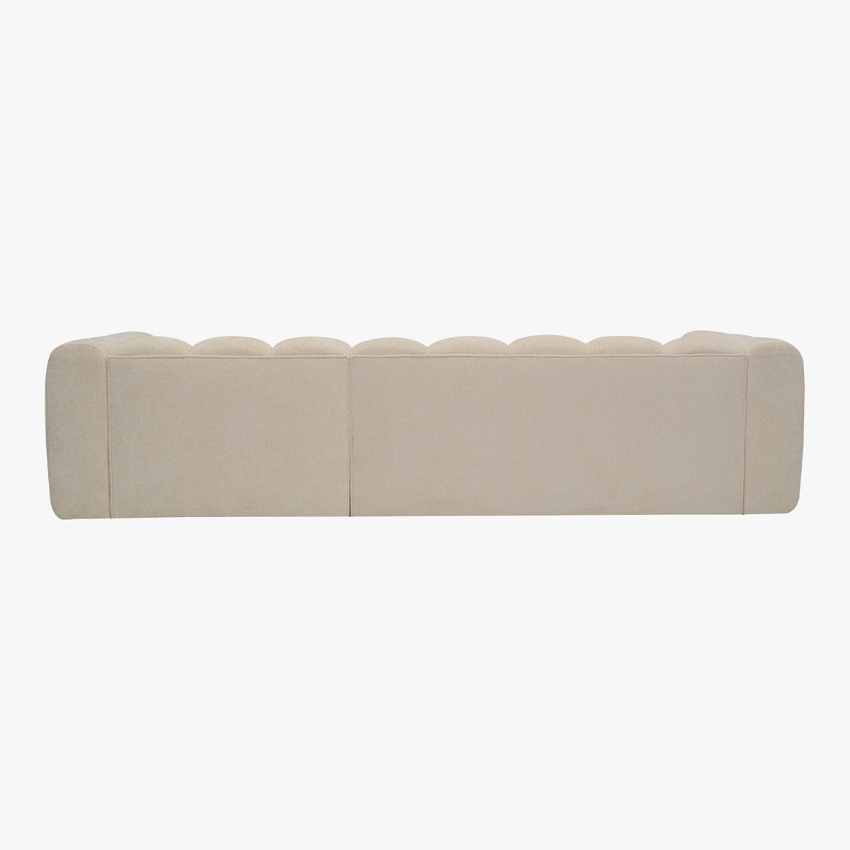 GABY Canapé d'angle réversible en tissu beige