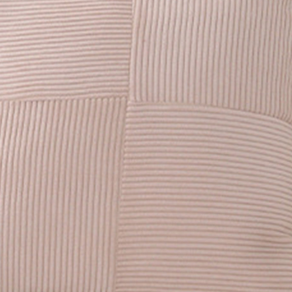 ISYS Coussin carré en tissu côtelé  beige 45x45 cm