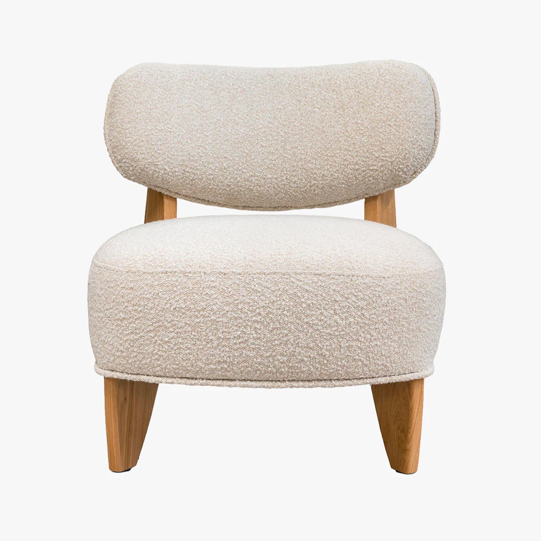 JEYZ Fauteuil design effet peau de mouton beige
