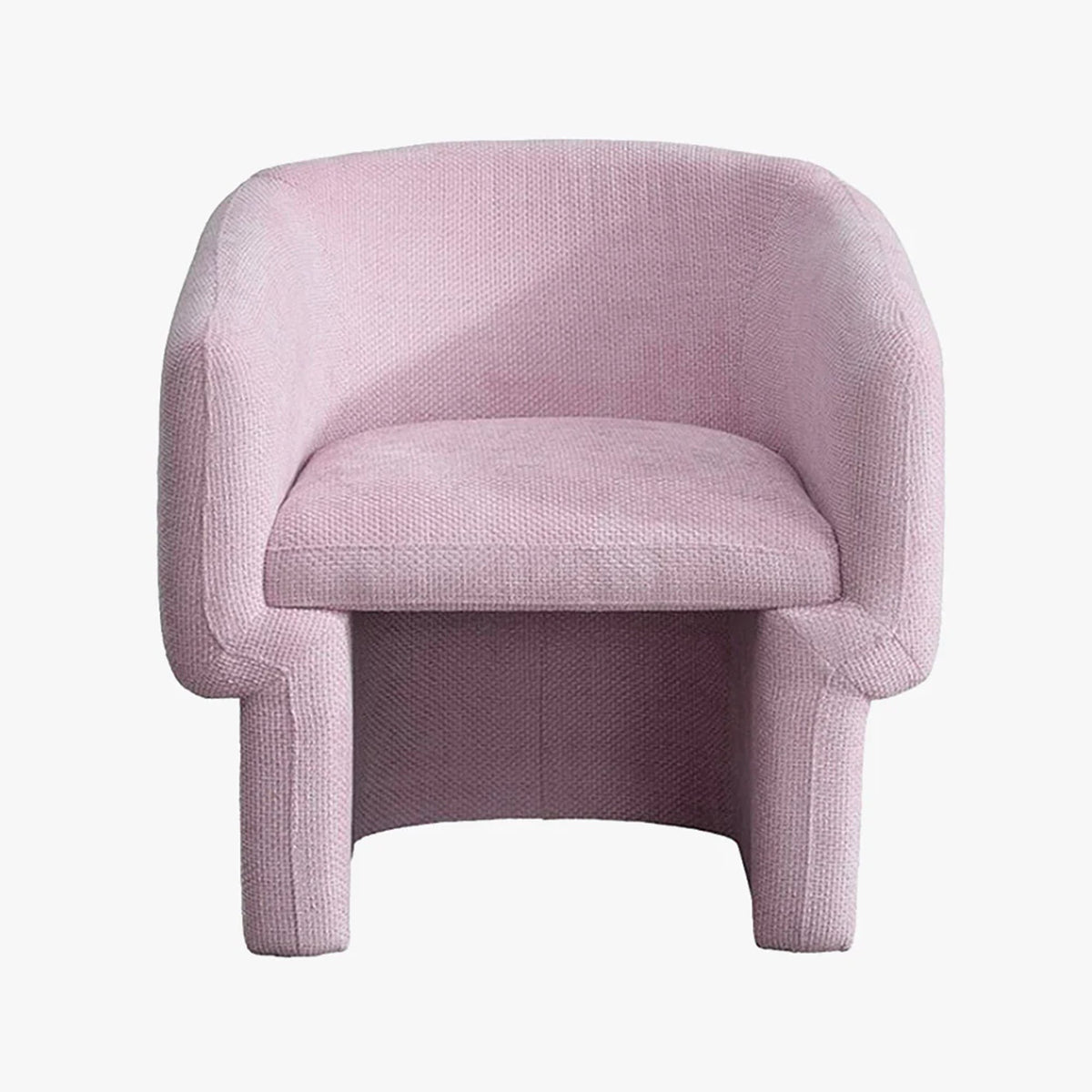 KAYLI Fauteuil cabriolet en tissu rose