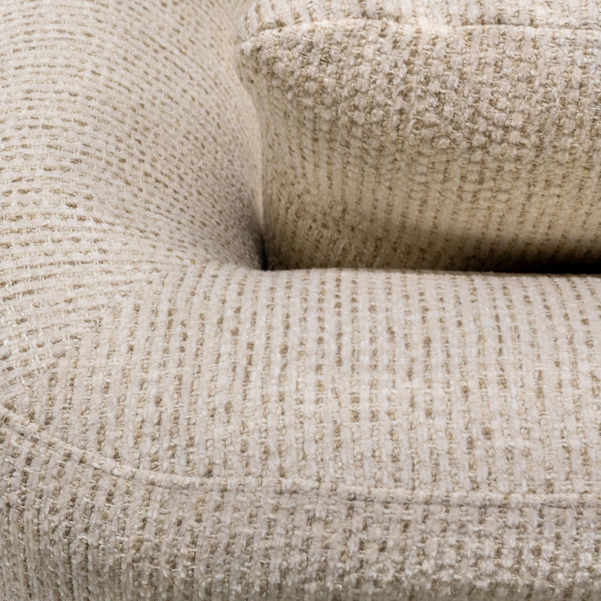 LINDA Canapé d'angle modulable en tissu beige - Angle gauche