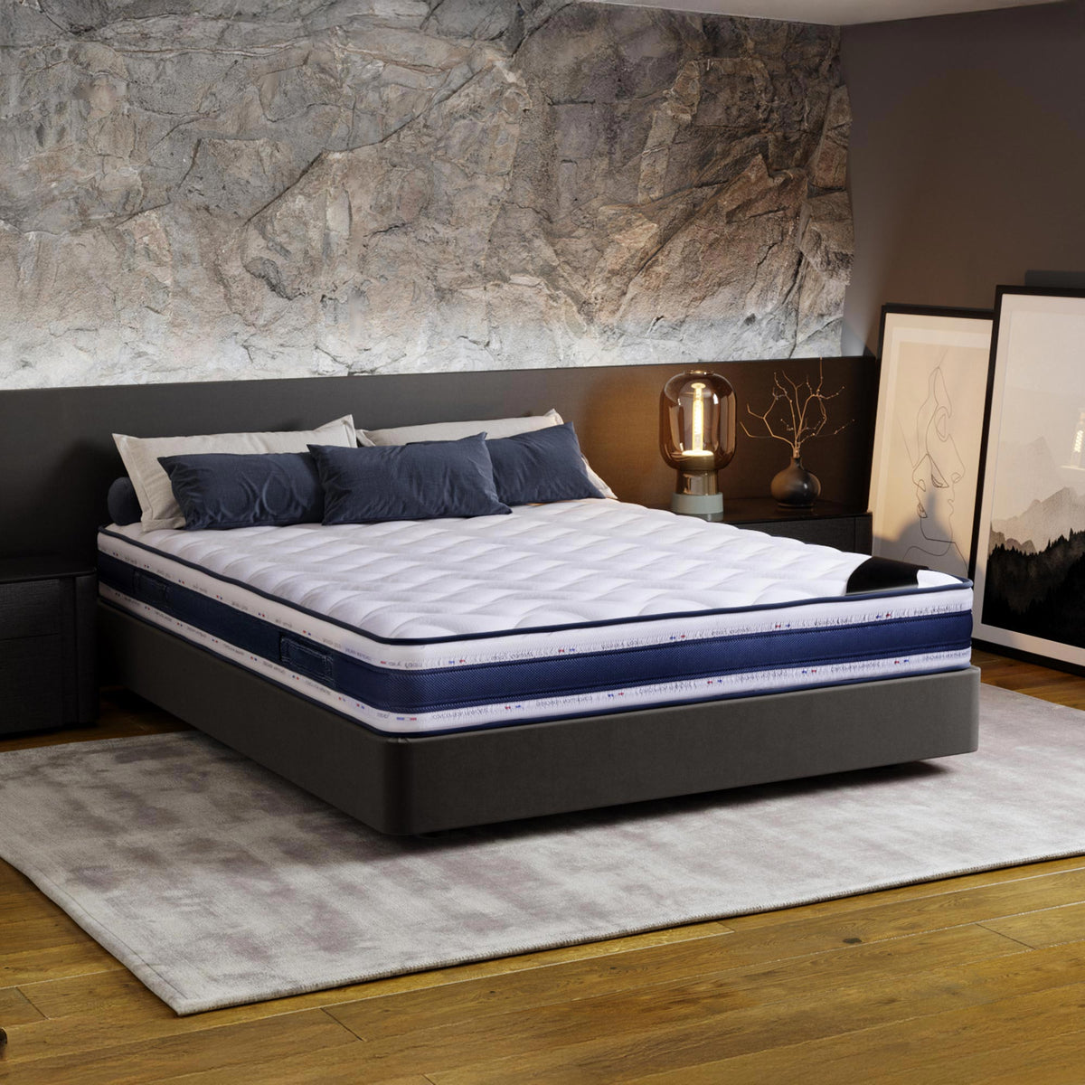 MATIAS Matelas mémoire de forme épaisseur 22 cm - 140x190 cm