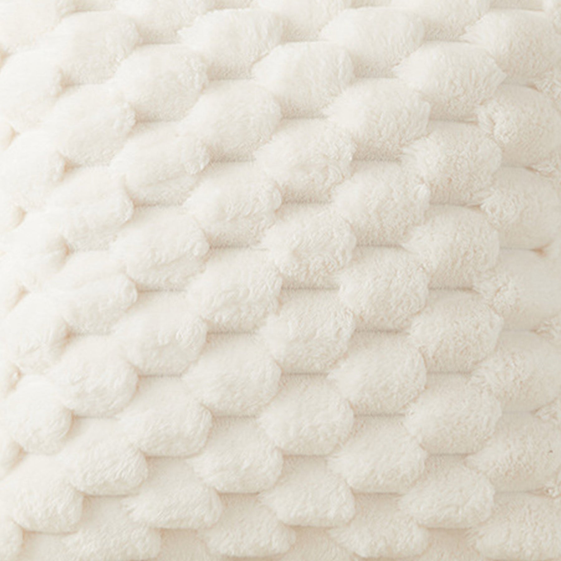 MEYS Coussin carré en tissu blanc 45x45 cm