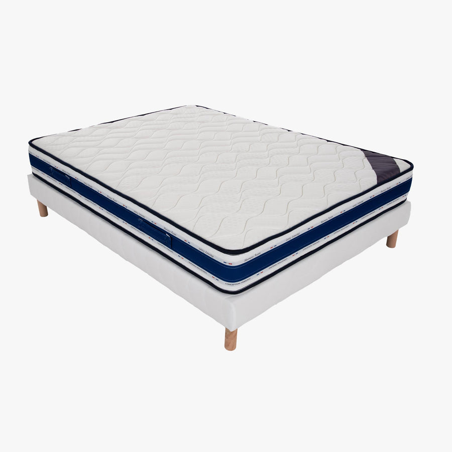 MOON Ensemble sommier+matelas 22 cm 140x190