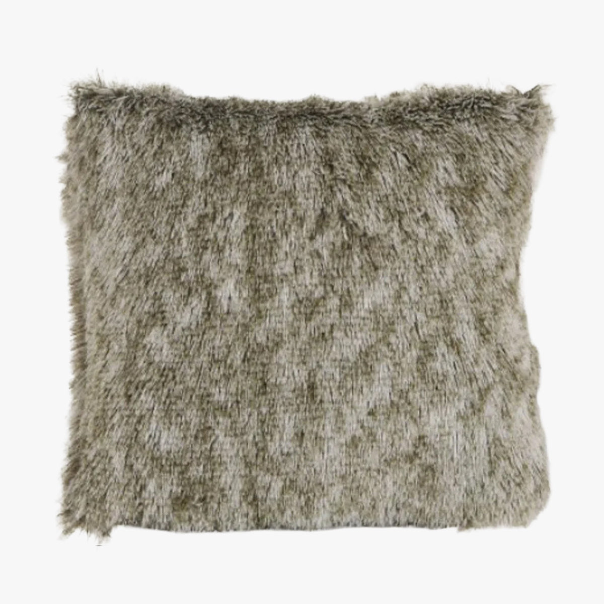 PERLA Coussin carré en tissu beige 42x42 cm