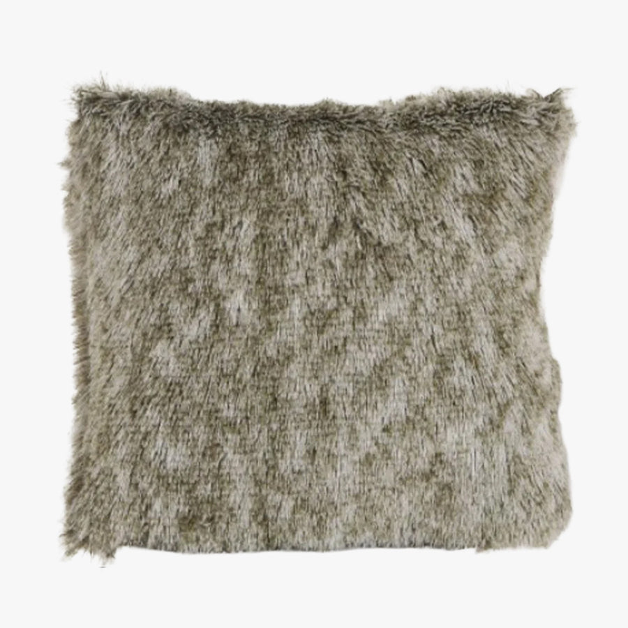 PERLA Coussin carré en tissu beige 42x42 cm
