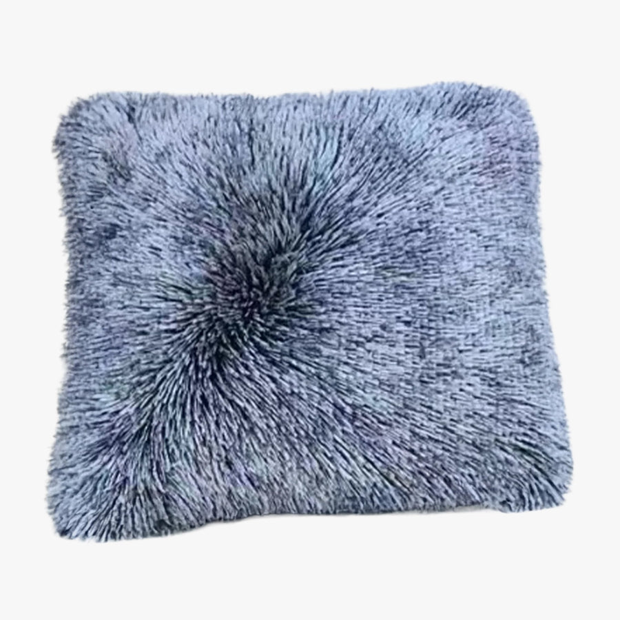 PERLA Coussin carré en tissu bleu 42x42 cm