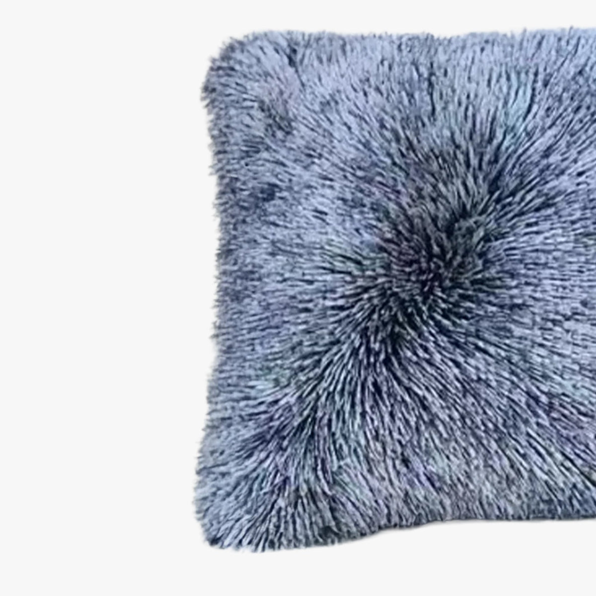 PERLA Coussin carré en tissu bleu 42x42 cm