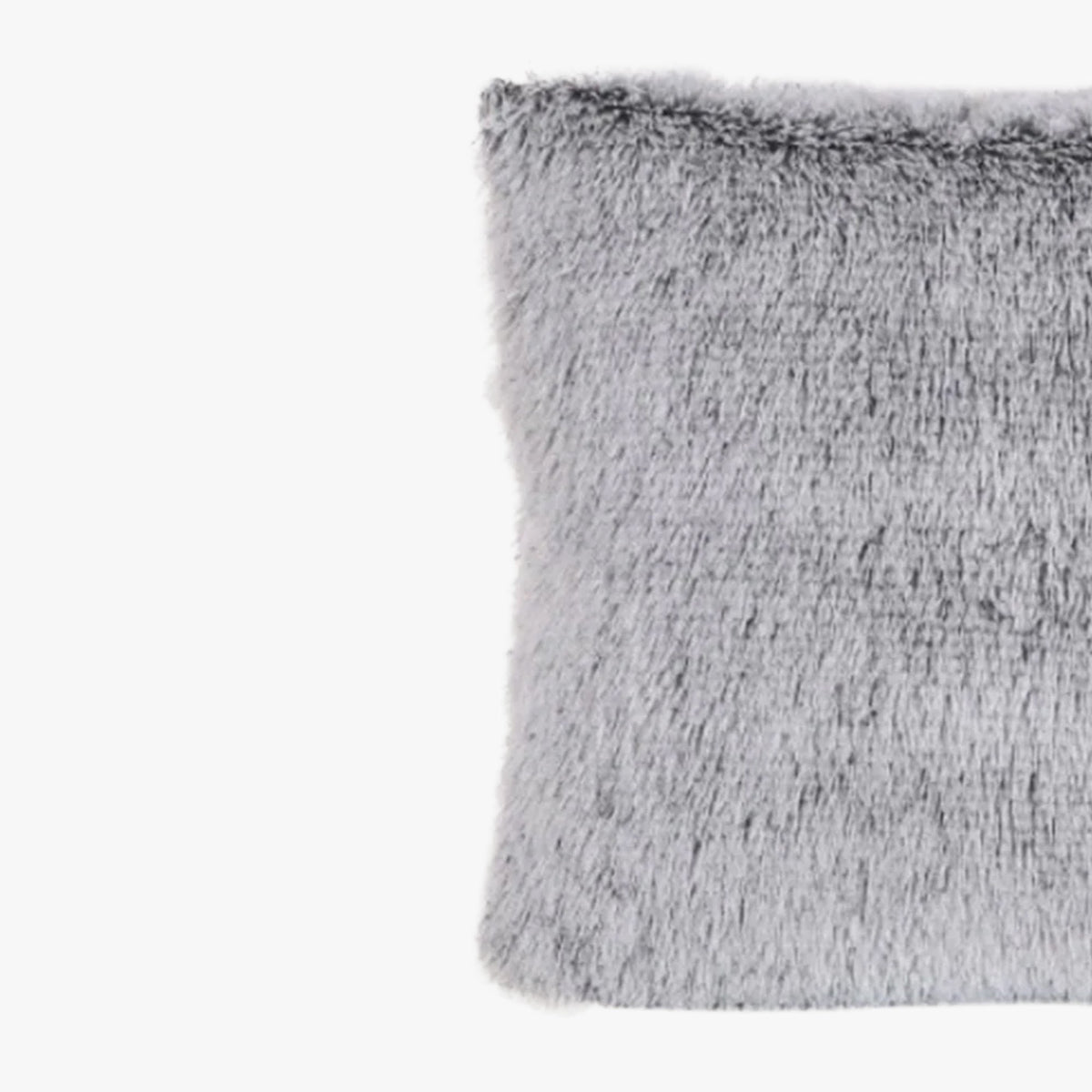 PERLA Coussin carré en tissu gris 42x42 cm