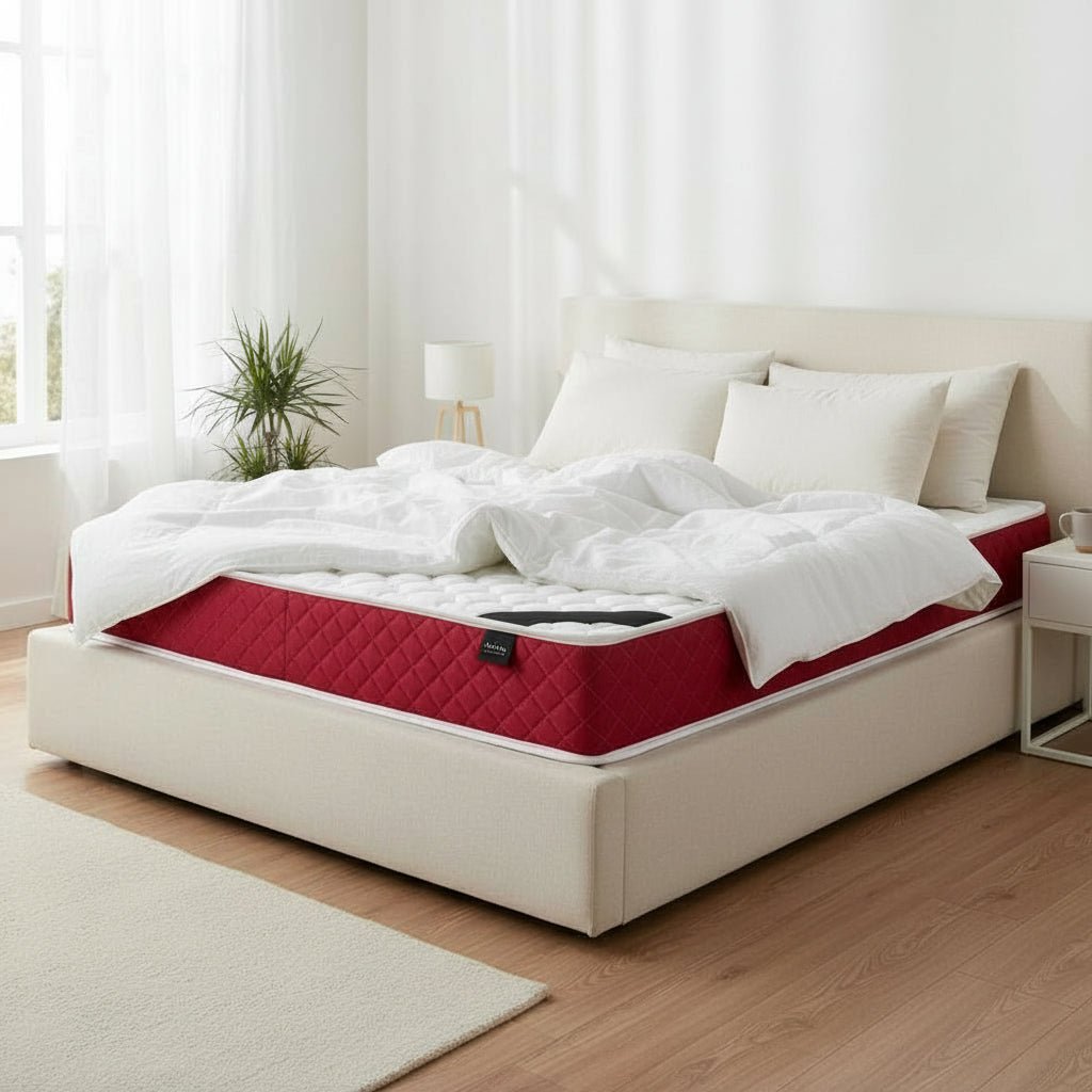 ROSSO Matelas en mousse 140x190 cm épaisseur 25 cm
