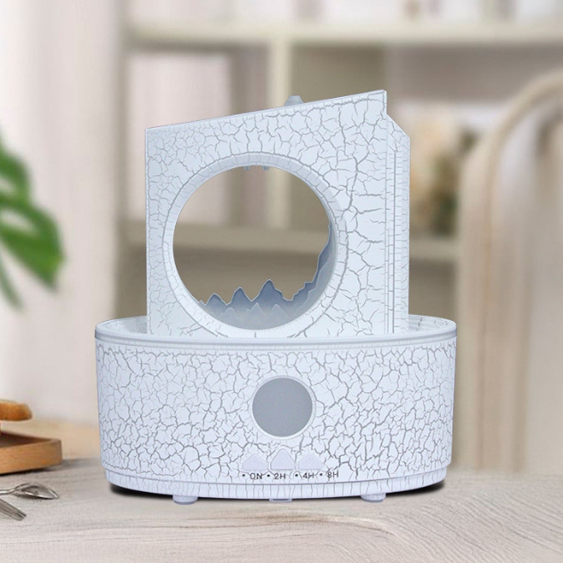 SHIVA Diffuseur d'huiles essentielles à LED blanc