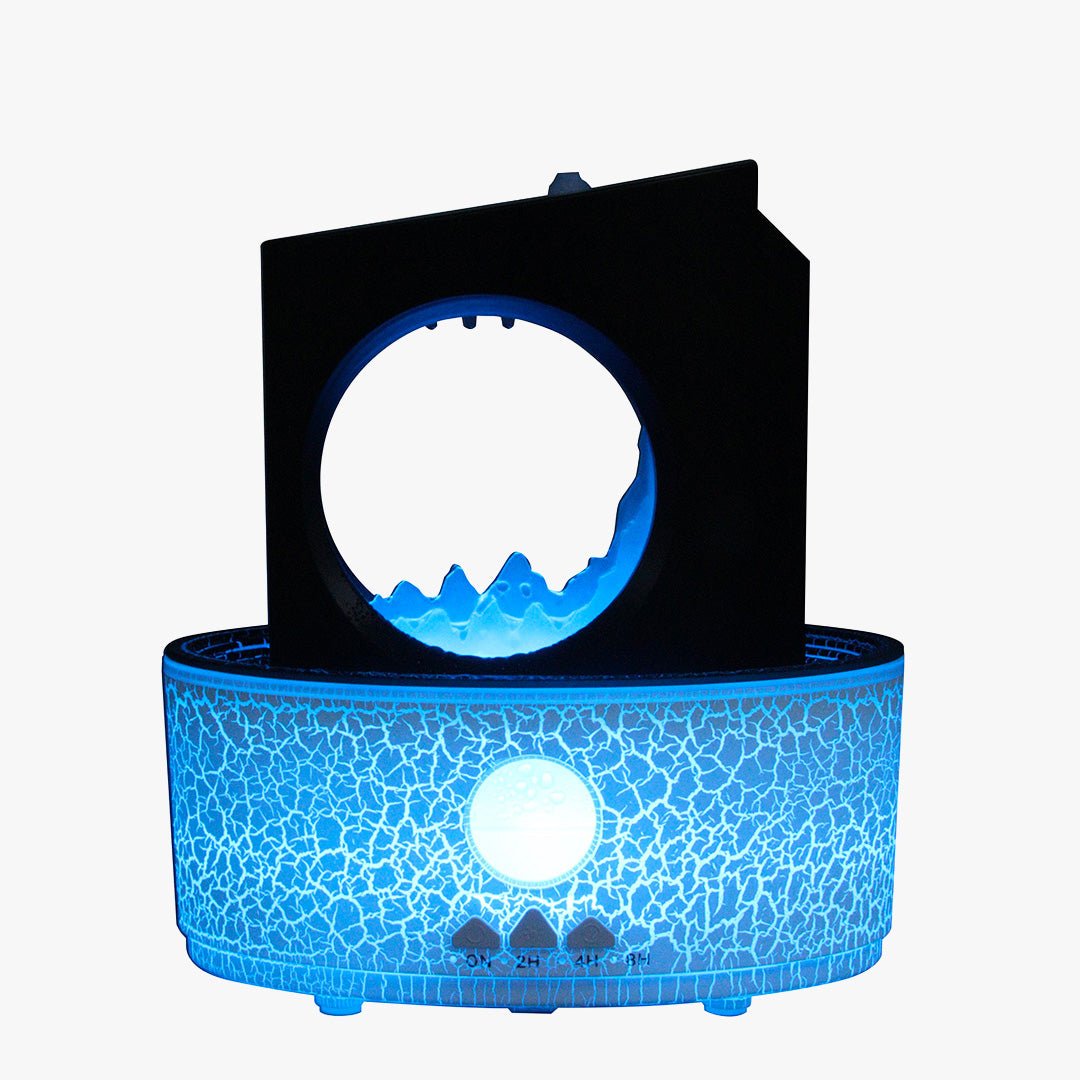 SHIVA Diffuseur d'huiles essentielles à LED noir