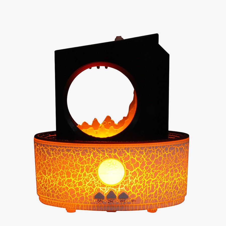 SHIVA Diffuseur d'huiles essentielles à LED noir