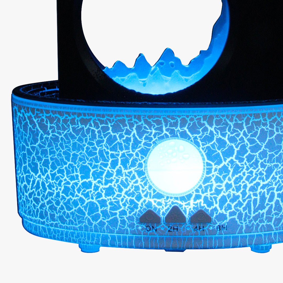 SHIVA Diffuseur d'huiles essentielles à LED noir